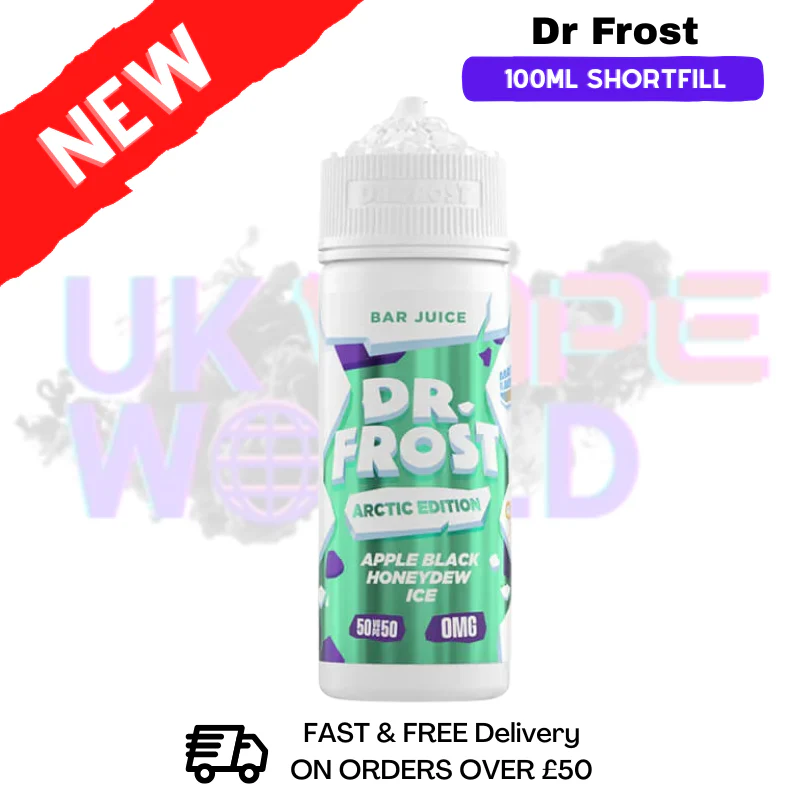 Apple Black Honeydew ICE Dr Frost 100ml E-Liquid - £6.99