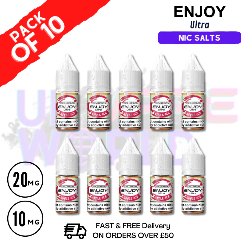 Apple ICE Enjoy Ultra 9000 Nic Salt Box Of 10