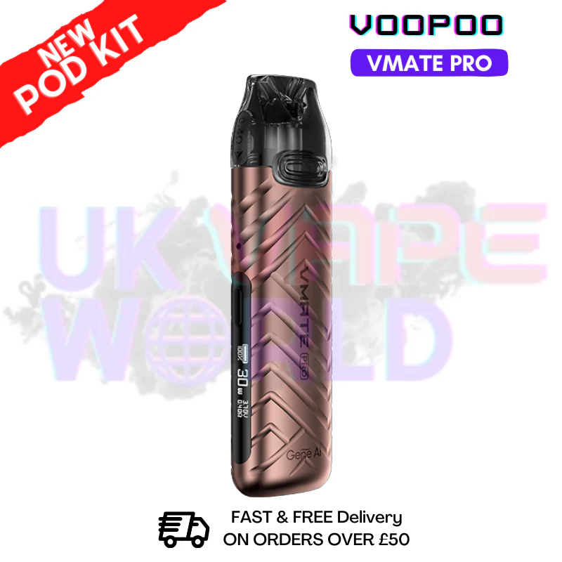 Copper Voopoo Vmate Pro 25W Pod Kit - Free NicSalt