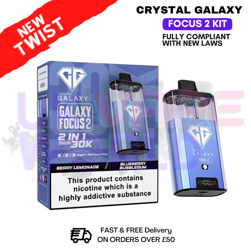 Berry Lemonade Crystal Galaxy 30K Focus 2 Puff Kit