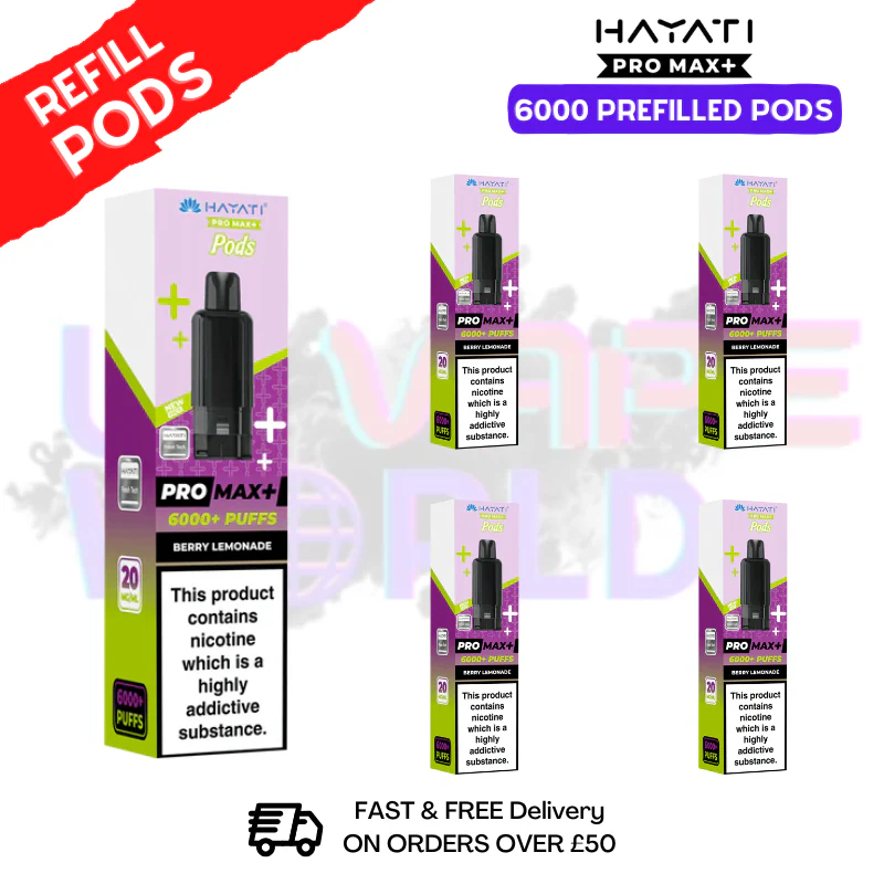 Berry Lemonade Hayati ProMax 6K Replacement Pods Box Of 5