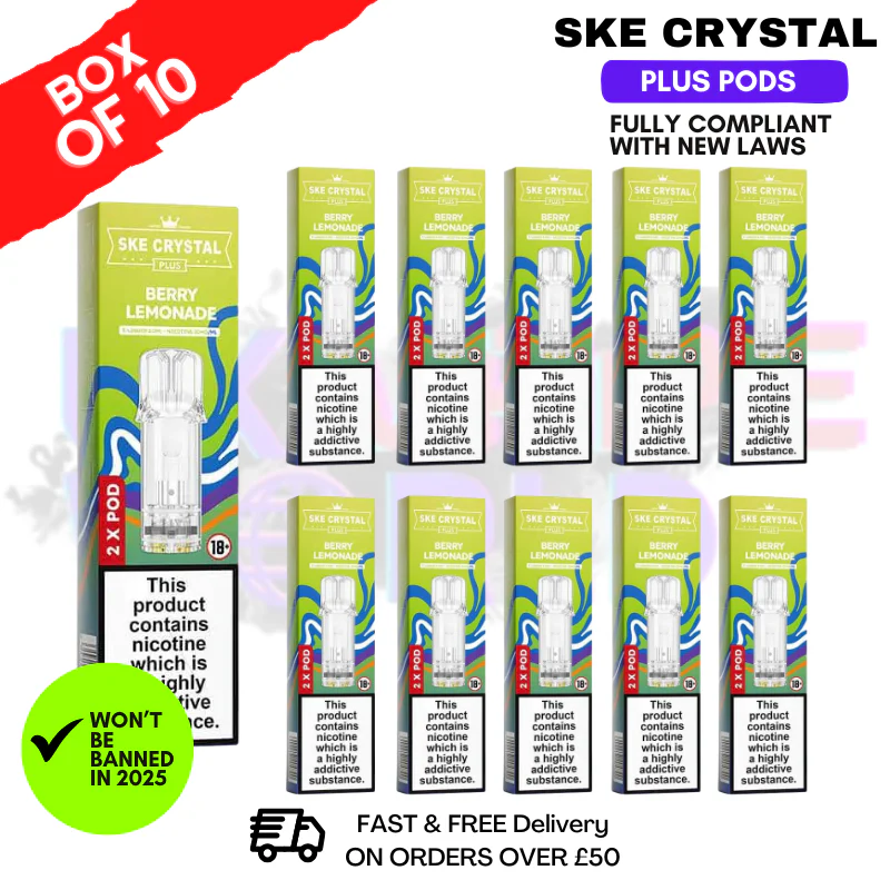 Berry Lemonade SKE Crystal Plus Prefilled Pod Box Of 10