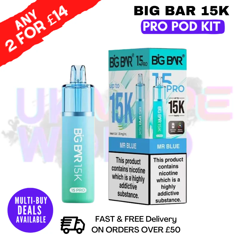 Big Bar 15K Pro 15000 Puff Pod Kit - Any 2 For £14 - Image 13