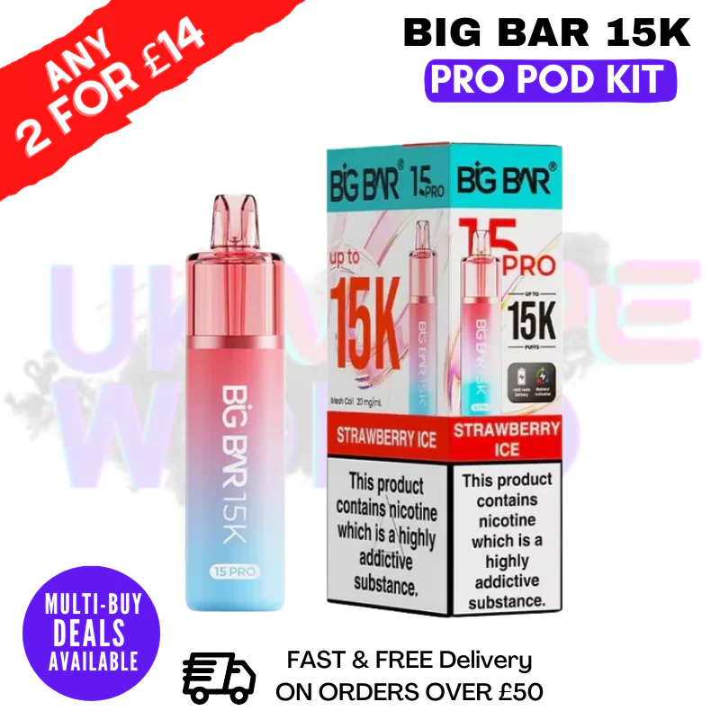 Big Bar 15K Pro 15000 Puff Pod Kit - Any 2 For £14 - Image 17
