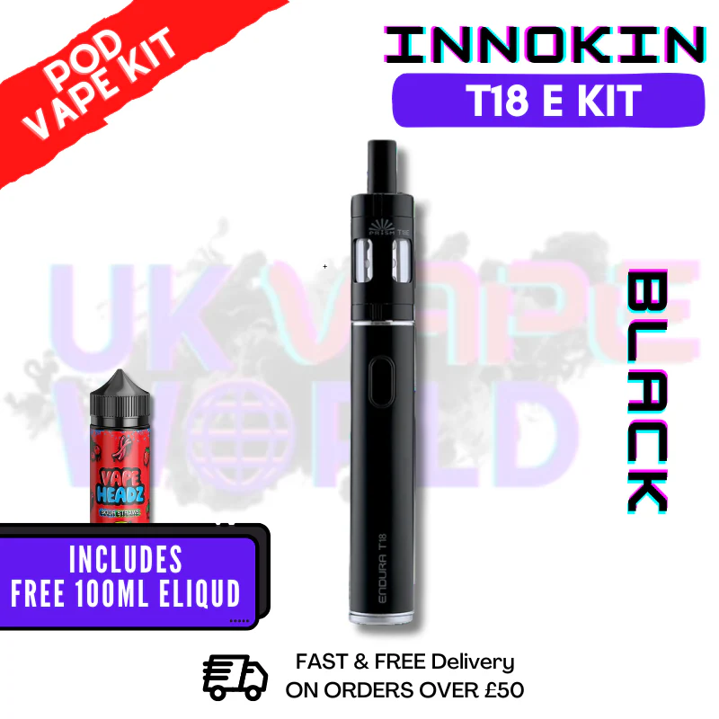 Black Innokin Endura T18E Starter Kit - ONLY £16.99