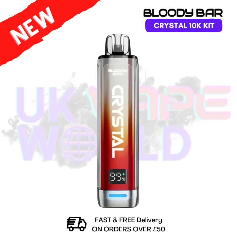 Bloody Bar Crystal Watermelon Ice 10K Puff Pod Kit