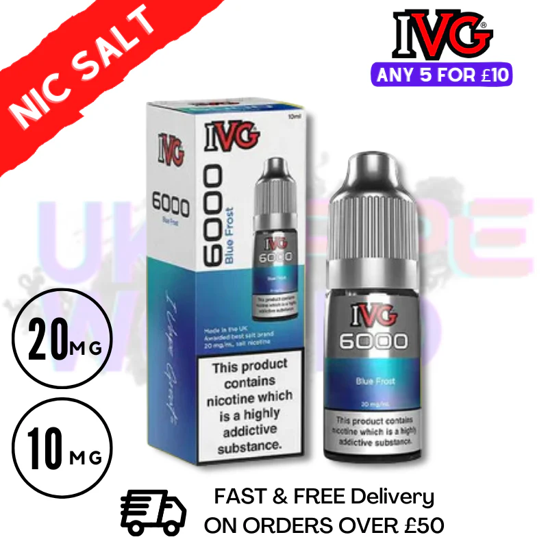 Blue Frost IVG 6000 Nic Salt E-Liquid