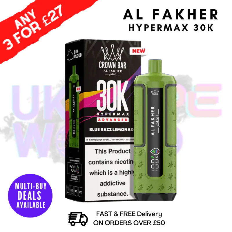 Blue Razz Lemonade Al Fakher 30K HyperMax Pod Kit