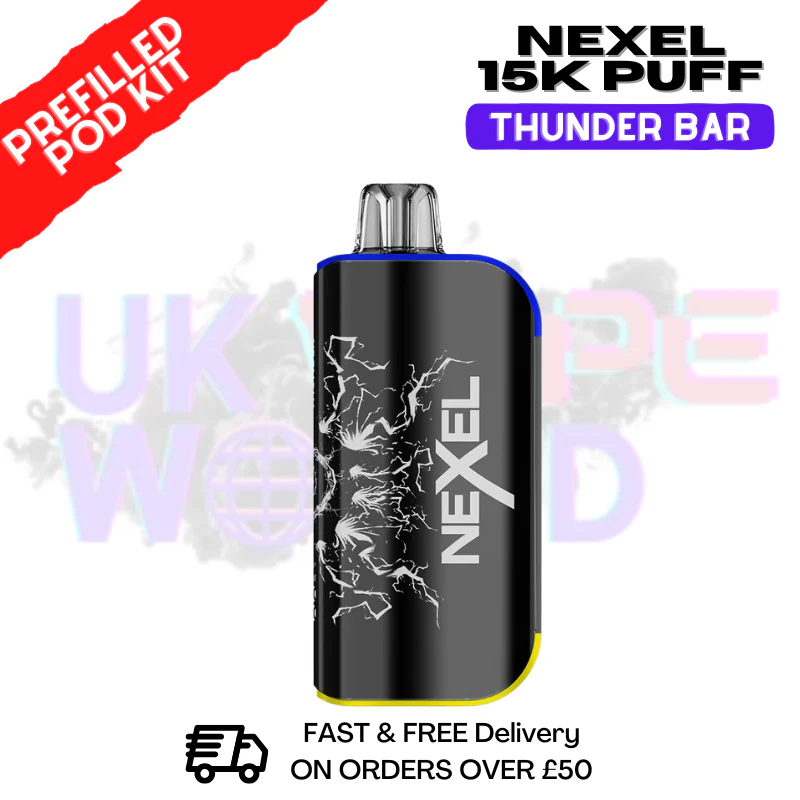 Blue Razz Lemonade Nexel 15K Thunder Prefilled Pod Kit