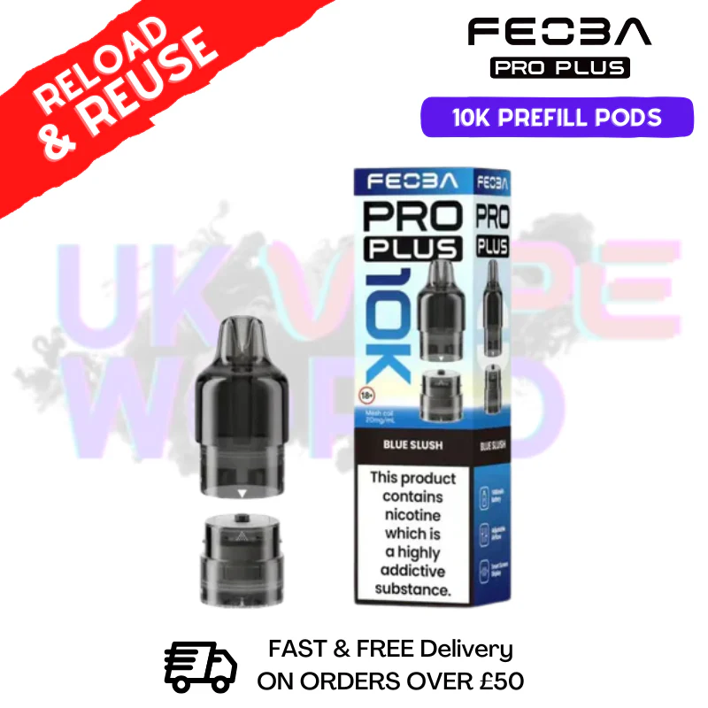 Blue Slush Feoba 10K Refil Pods Pro Plus - £5.85