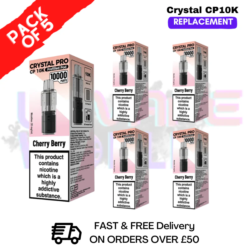 Cherry Berry CP Pro 10K Replacement Pods Box Of 5