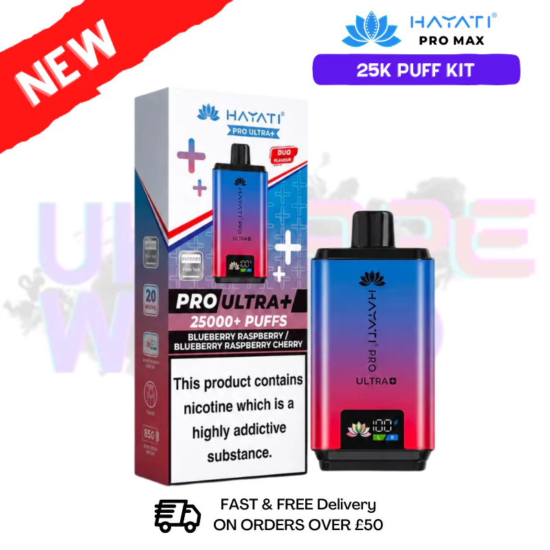 Blueberry Raspberry Hayati 25K Pro Ultra Plus Kit
