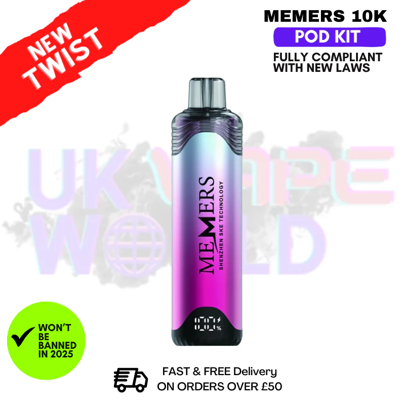 Blueberry Sour Raspberry Memers 10K Puff Pod Kit