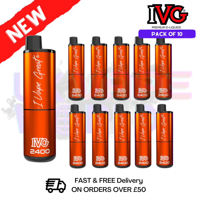 Box Of 10 - Juicy Edition IVG 2400 Prefilled Pen Kit
