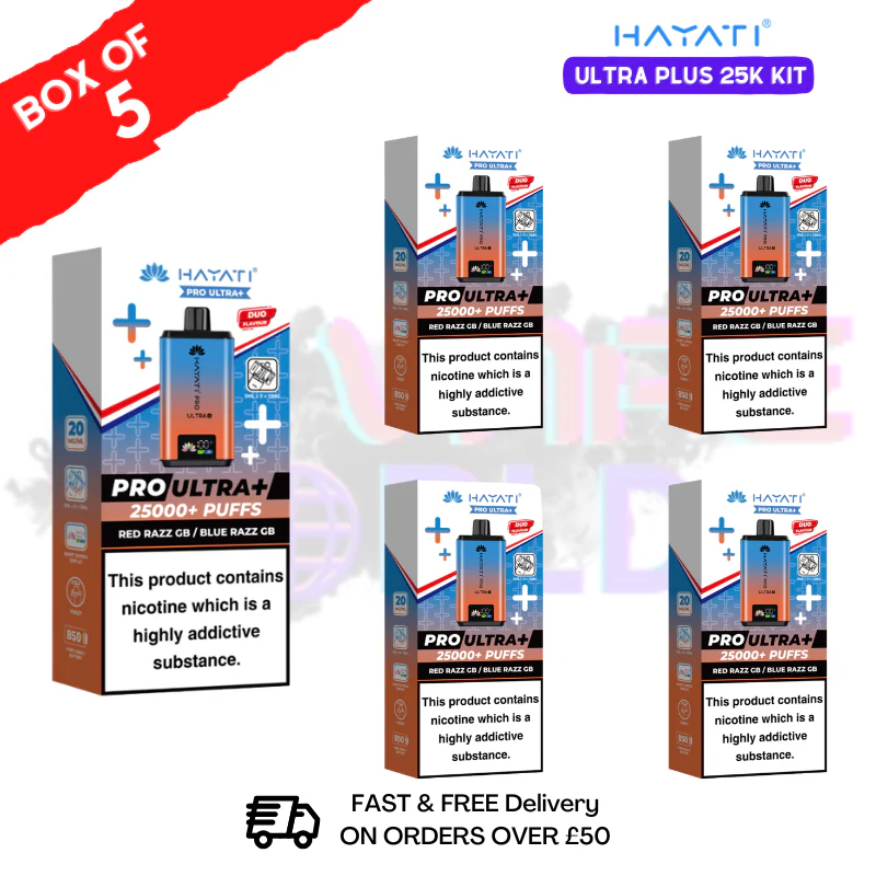 Box Of 5 - Hayati 25K Puff Pro Ultra Prefilled Kit - ONLY £42.99 - Image 10