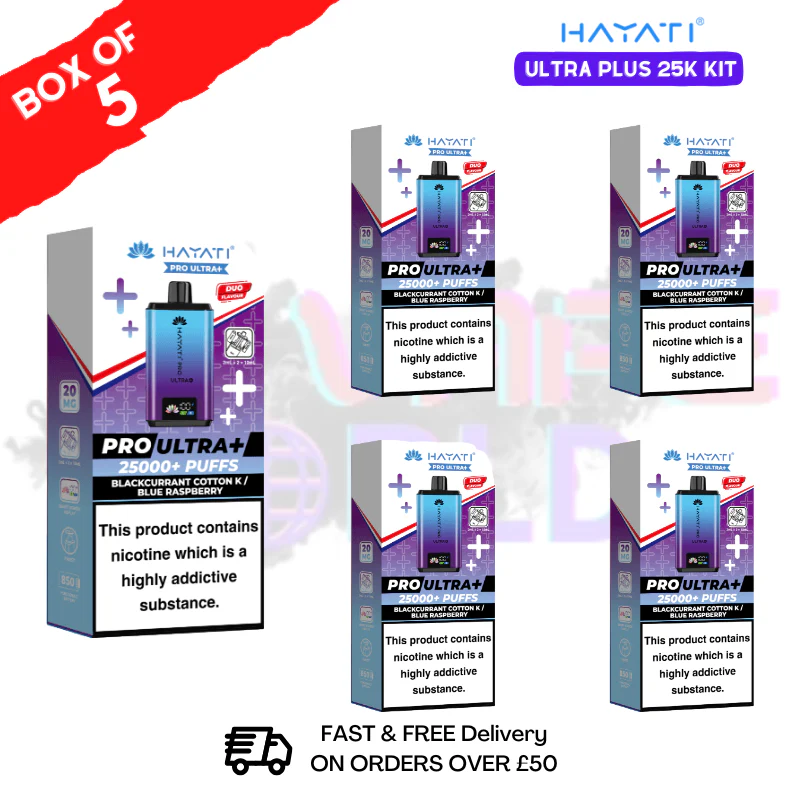 Box Of 5 - Hayati 25K Puff Pro Ultra Prefilled Kit - ONLY £42.99 - Image 13
