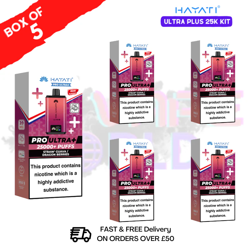 Box Of 5 - Hayati 25K Puff Pro Ultra Prefilled Kit - ONLY £42.99 - Image 15