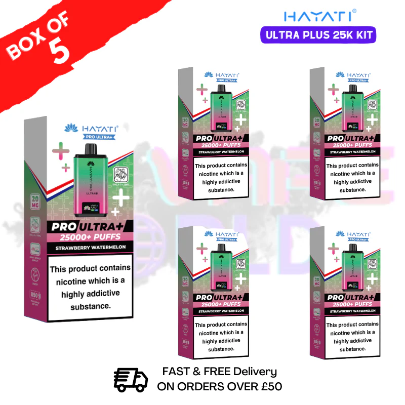 Box Of 5 - Hayati 25K Puff Pro Ultra Prefilled Kit - ONLY £42.99 - Image 17