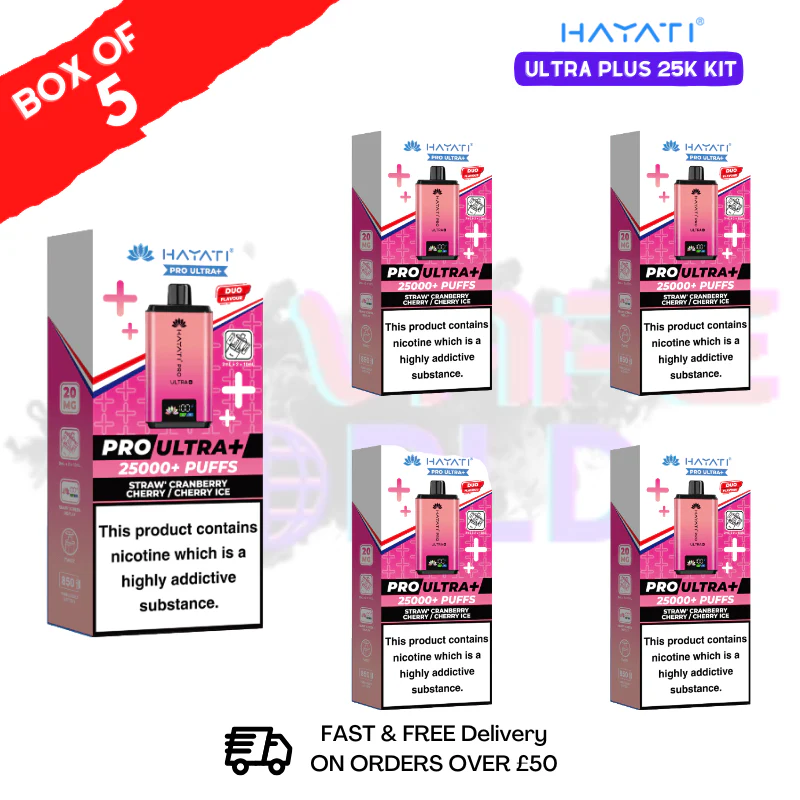 Box Of 5 - Hayati 25K Puff Pro Ultra Prefilled Kit - ONLY £42.99 - Image 18