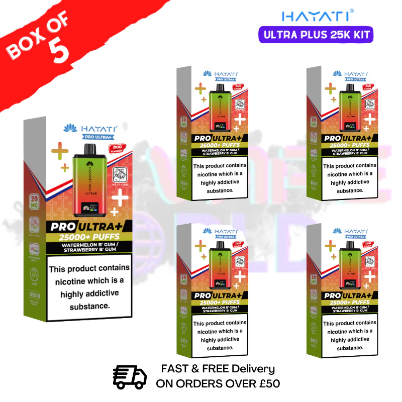Box Of 5 - Hayati 25K Puff Pro Ultra Prefilled Kit - ONLY £42.99 - Image 21
