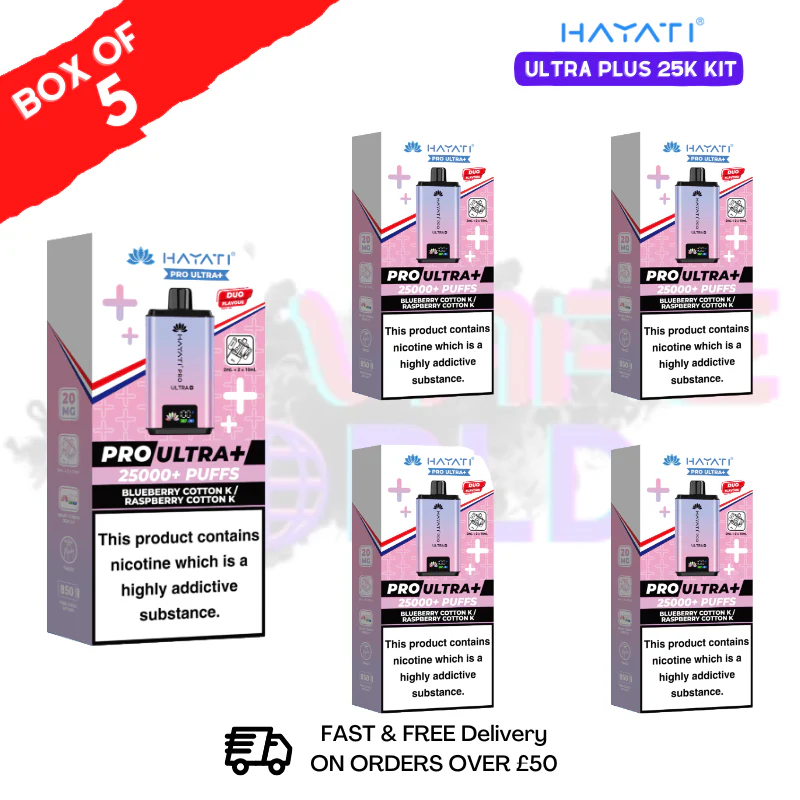 Box Of 5 - Hayati 25K Puff Pro Ultra Prefilled Kit - ONLY £42.99 - Image 22