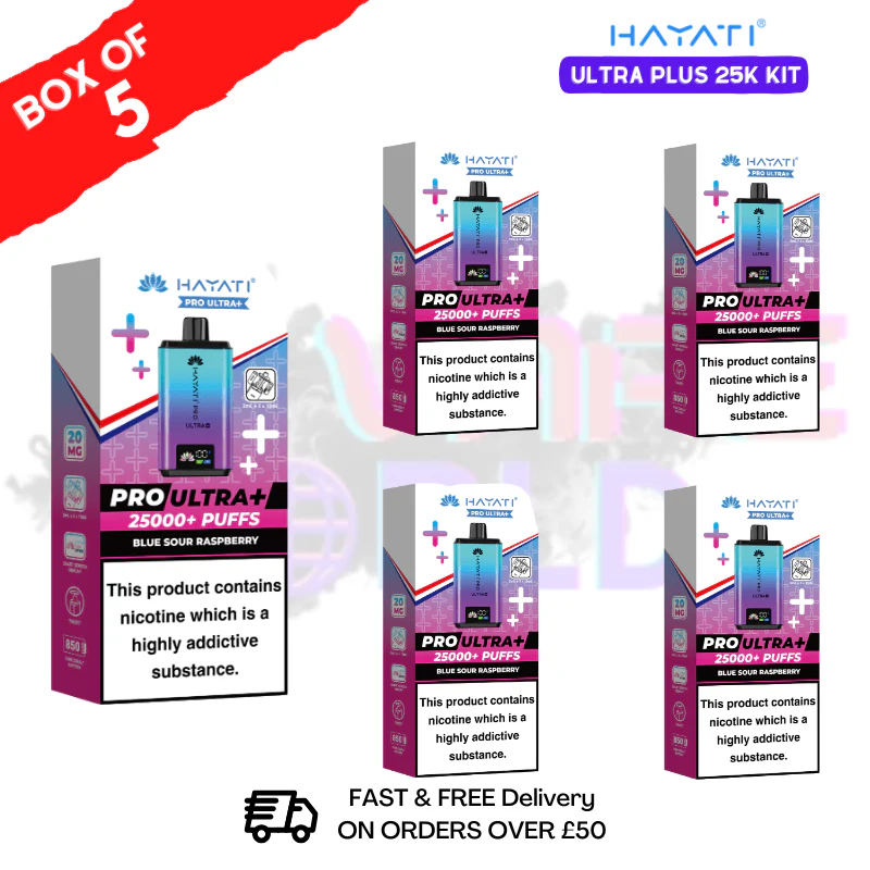 Box Of 5 - Hayati 25K Puff Pro Ultra Prefilled Kit - ONLY £42.99 - Image 24
