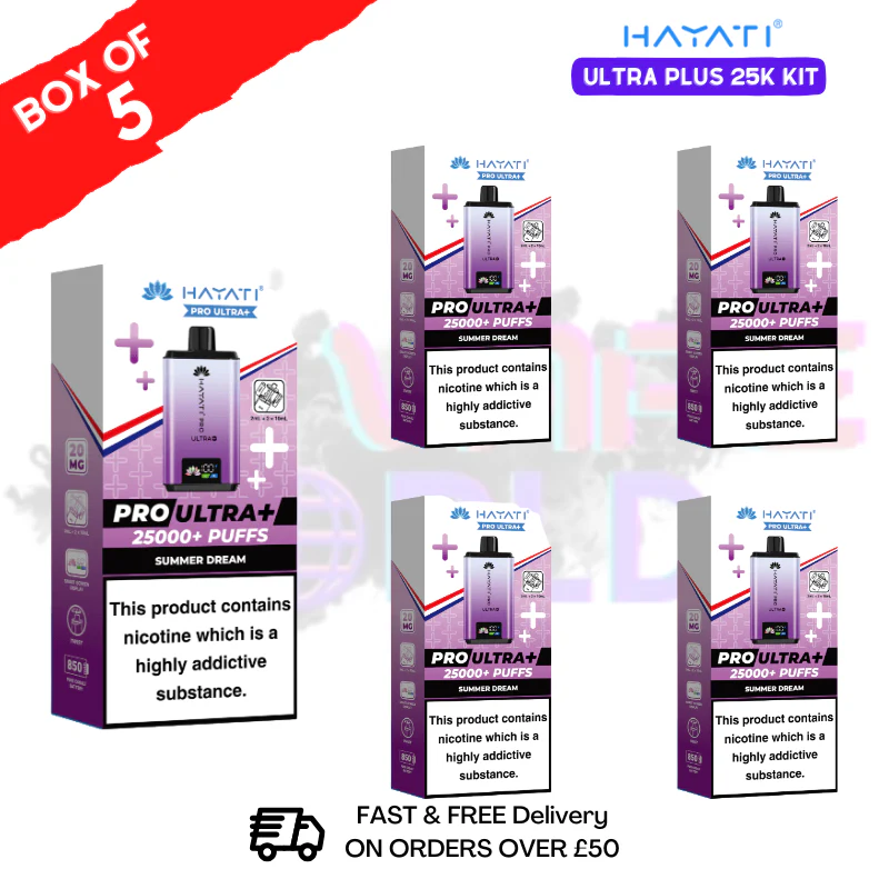 Box Of 5 - Hayati 25K Puff Pro Ultra Prefilled Kit - ONLY £42.99 - Image 26
