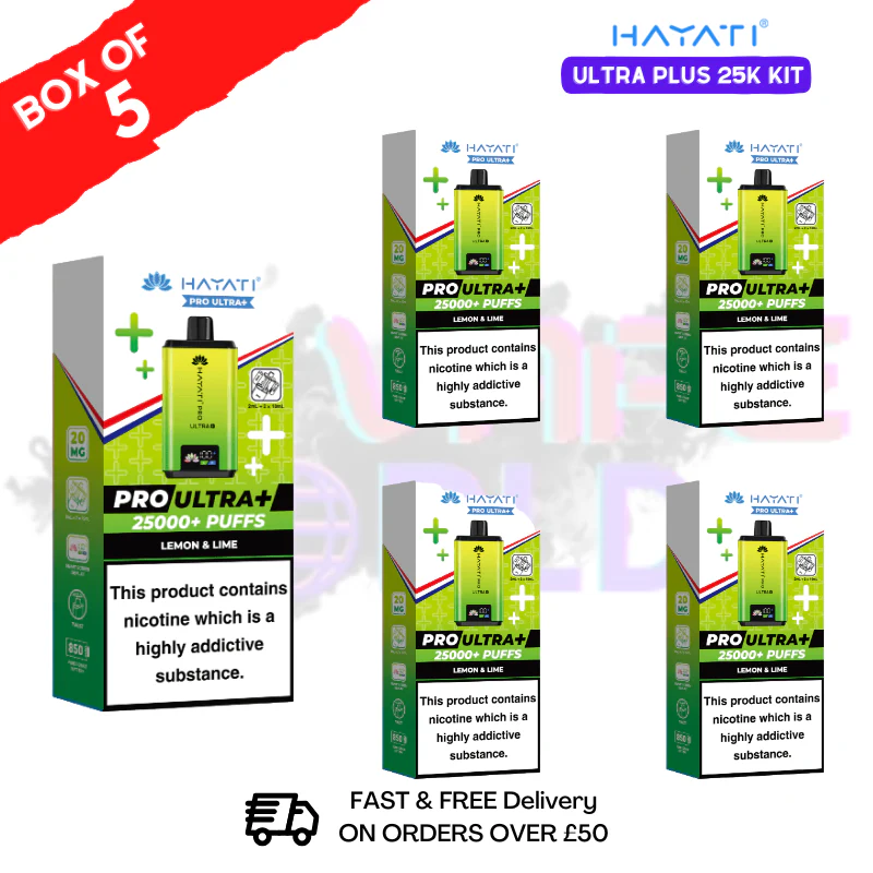 Box Of 5 - Hayati 25K Puff Pro Ultra Prefilled Kit - ONLY £42.99 - Image 29
