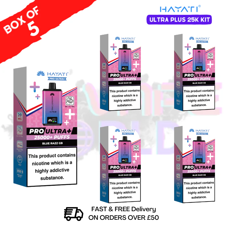 Box Of 5 - Hayati 25K Puff Pro Ultra Prefilled Kit - ONLY £42.99 - Image 30