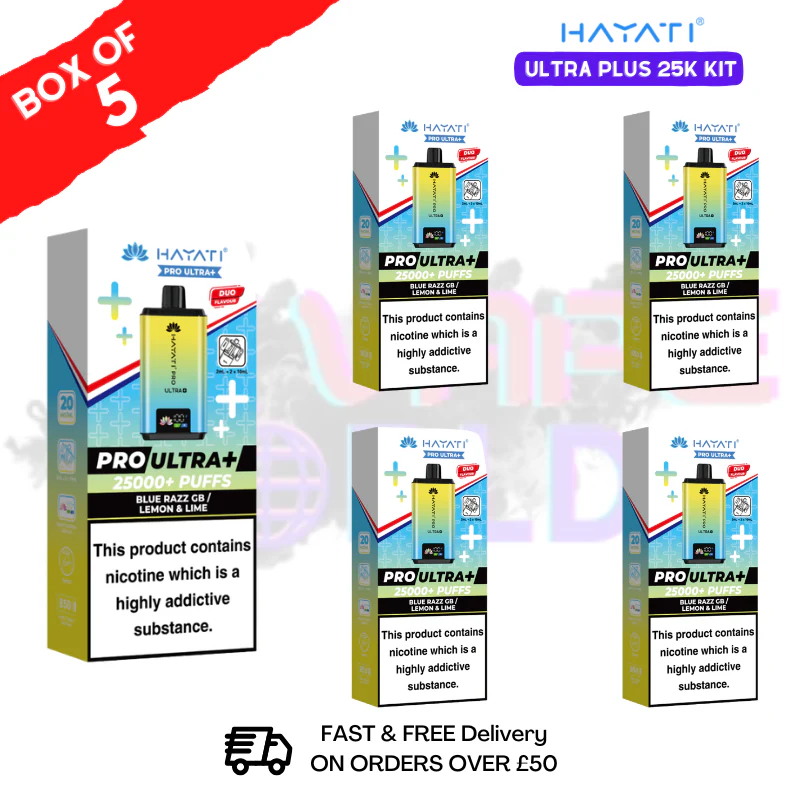 Box Of 5 - Hayati 25K Puff Pro Ultra Prefilled Kit - ONLY £42.99 - Image 32