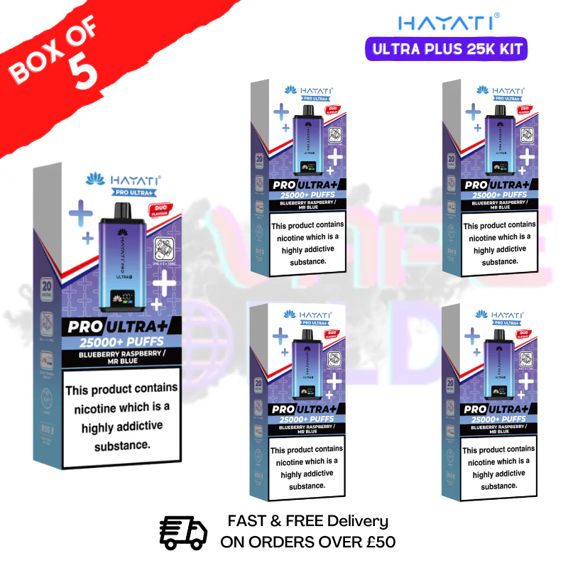 Box Of 5 - Hayati 25K Puff Pro Ultra Prefilled Kit - ONLY £42.99 - Image 33