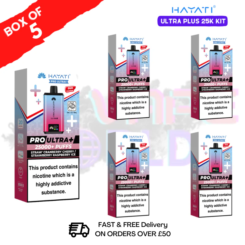 Box Of 5 - Hayati 25K Puff Pro Ultra Prefilled Kit - ONLY £42.99 - Image 34