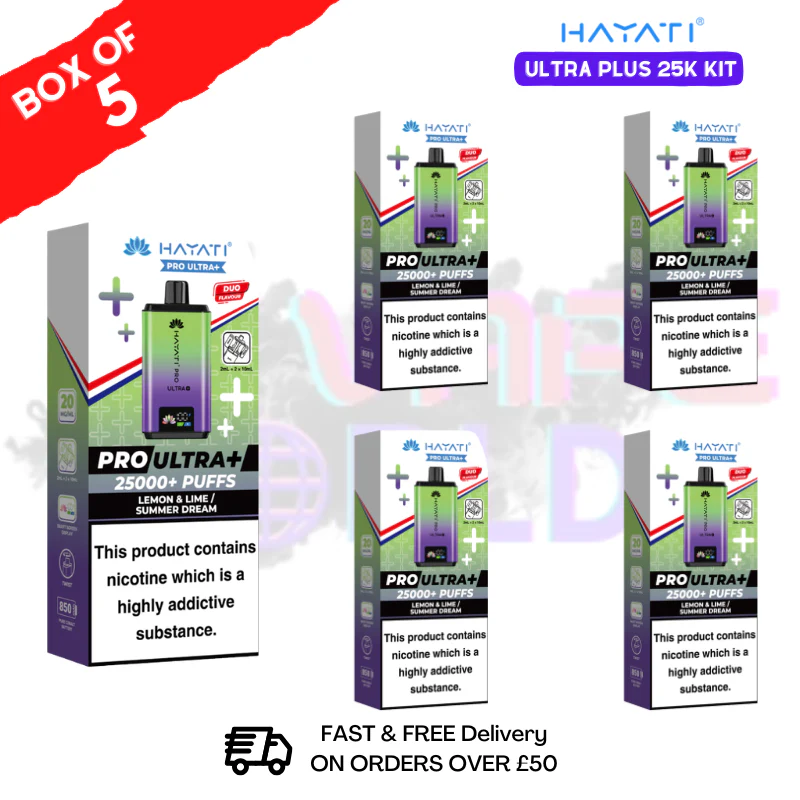 Box Of 5 - Hayati 25K Puff Pro Ultra Prefilled Kit - ONLY £42.99 - Image 35