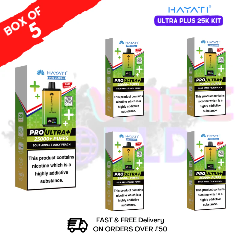 Box Of 5 - Hayati 25K Puff Pro Ultra Prefilled Kit - ONLY £42.99 - Image 4