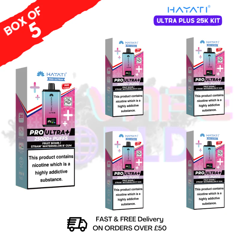 Box Of 5 - Hayati 25K Puff Pro Ultra Prefilled Kit - ONLY £42.99 - Image 6