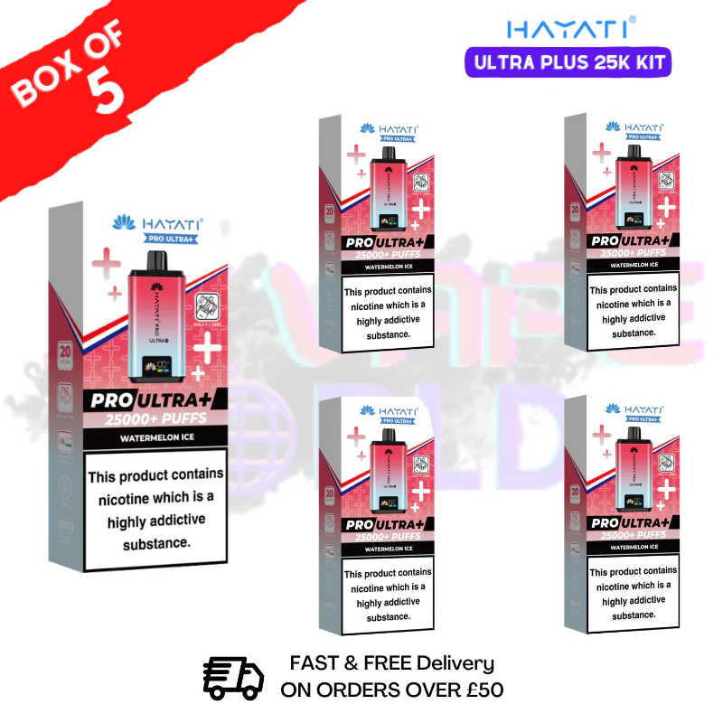 Box Of 5 - Hayati 25K Puff Pro Ultra Prefilled Kit - ONLY £42.99 - Image 7