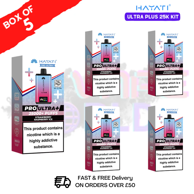 Box Of 5 - Hayati 25K Puff Pro Ultra Prefilled Kit - ONLY £42.99 - Image 8