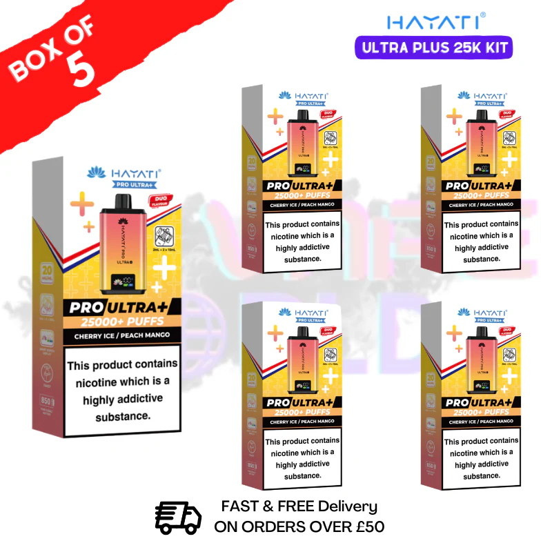 Box Of 5 - Hayati 25K Puff Pro Ultra Prefilled Kit - ONLY £42.99 - Image 9