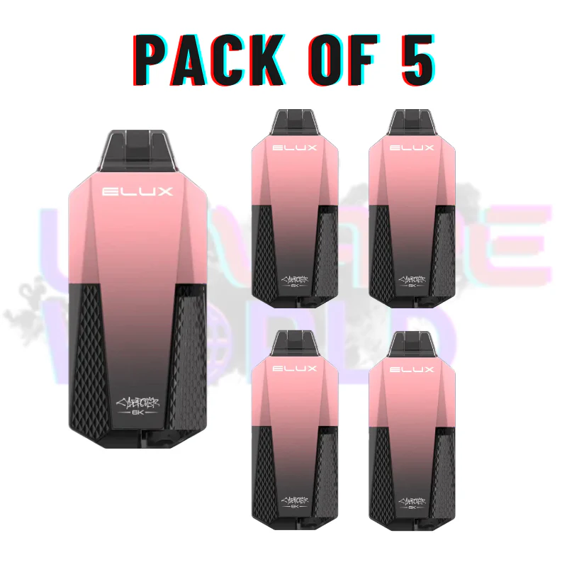 Cherry ICE Elux CyberOver 6000 Puff 6K Pod Vape Kit - Image 3