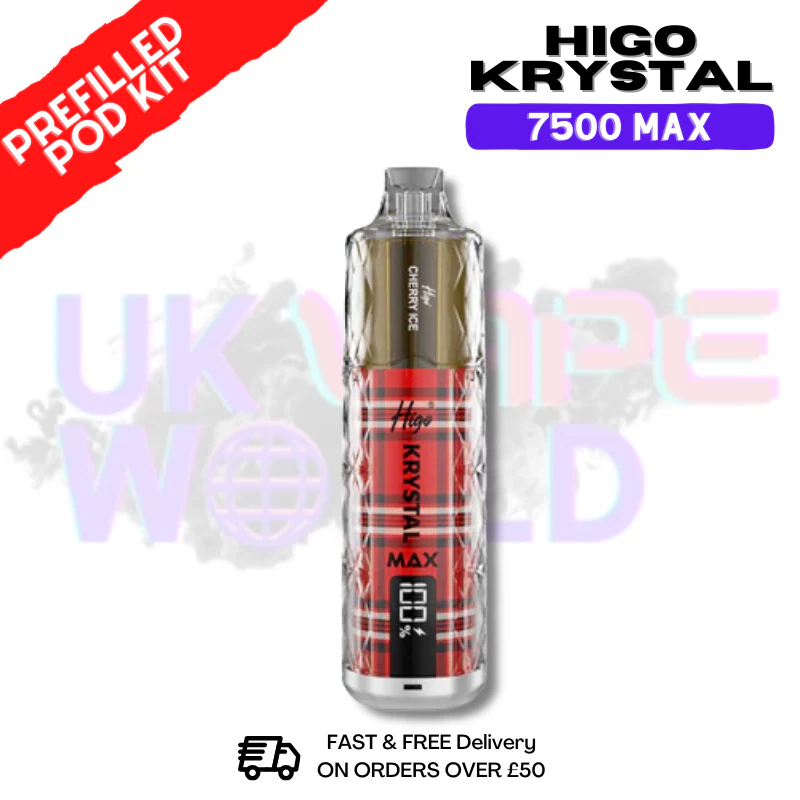 Cherry Ice Krystal Higo 7500 Max Prefilled Pod Kit