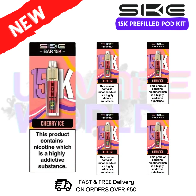 Cherry ICE SKE 15K Puff Kits Box Of 5