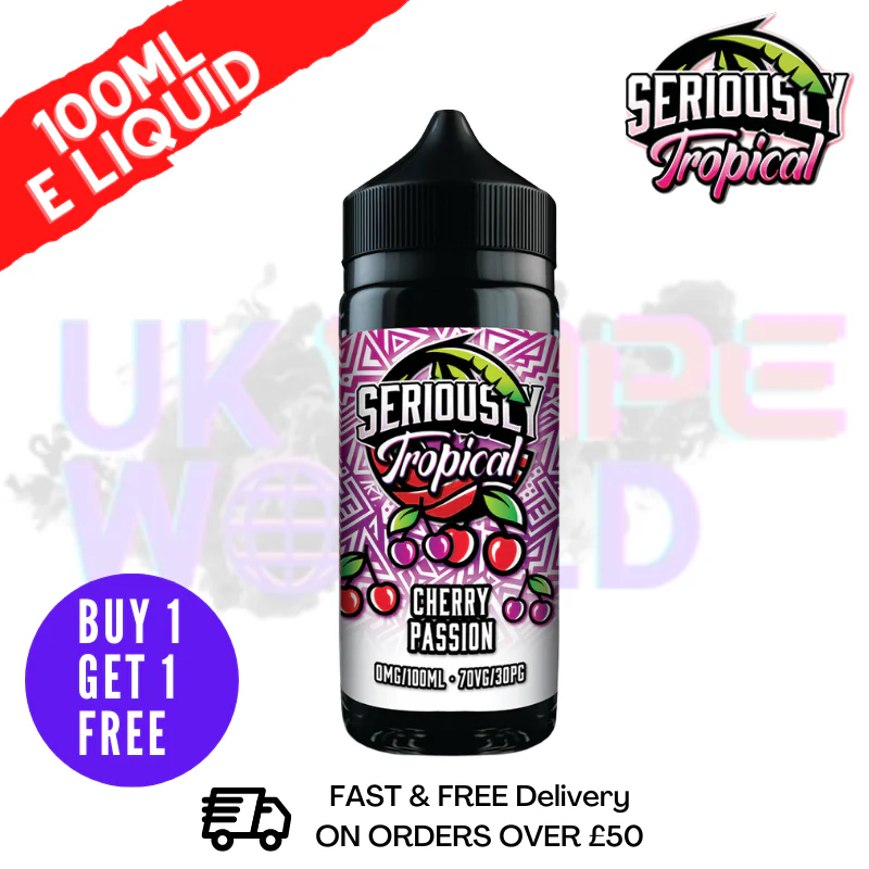 Cherry Passion Seriously Tropcial 100ML Eliquid Shortfill E Juice