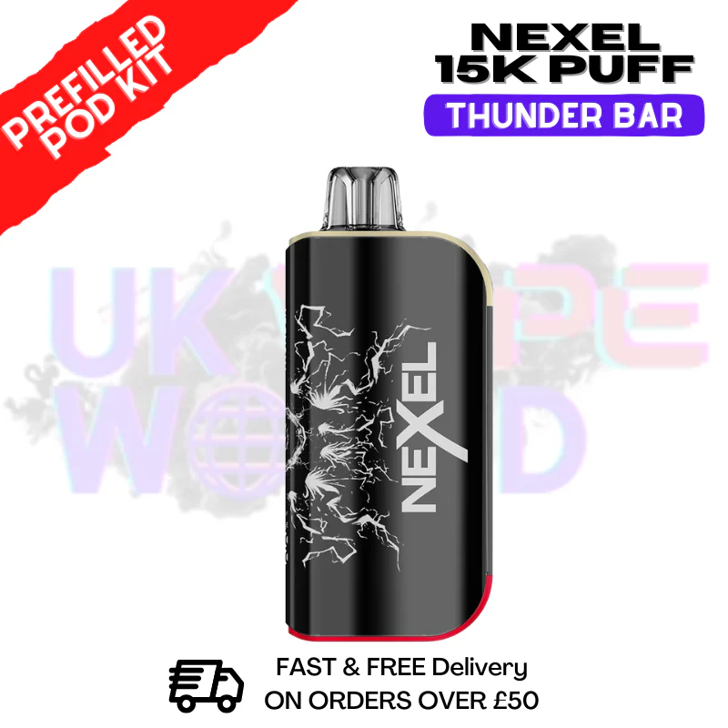 Cherry Sour Raspberry Nexel 15K Thunder Prefilled Pod Kit