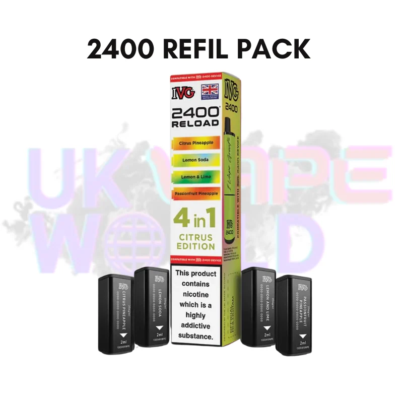 Citrus Edition IVG 2400 RELOAD Pods - Box Of 10 - Image 2