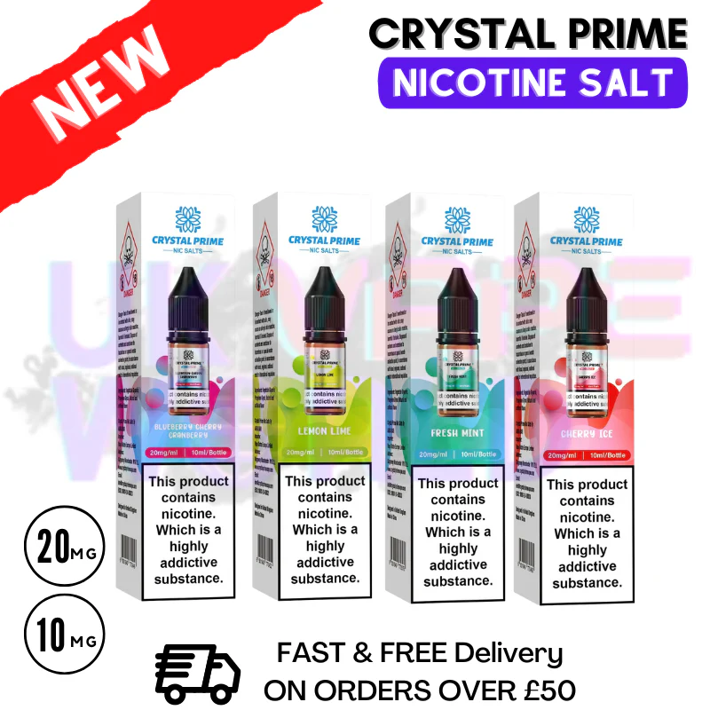 Crystal Prime 7000 Nic Salt E Liquid
