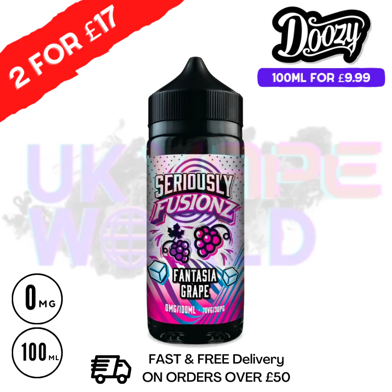 Fantasia Grape Doozy eJuice Shortfill 100ML Eliquid