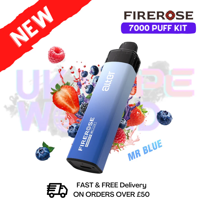 Mr Blue Elux Firerose 7K 7000 Puff Pod Kit