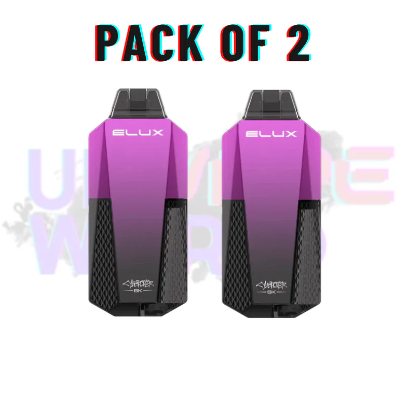 Fizzy Cherry Elux CyberOver 6000 Puff 6K Kit - Image 2