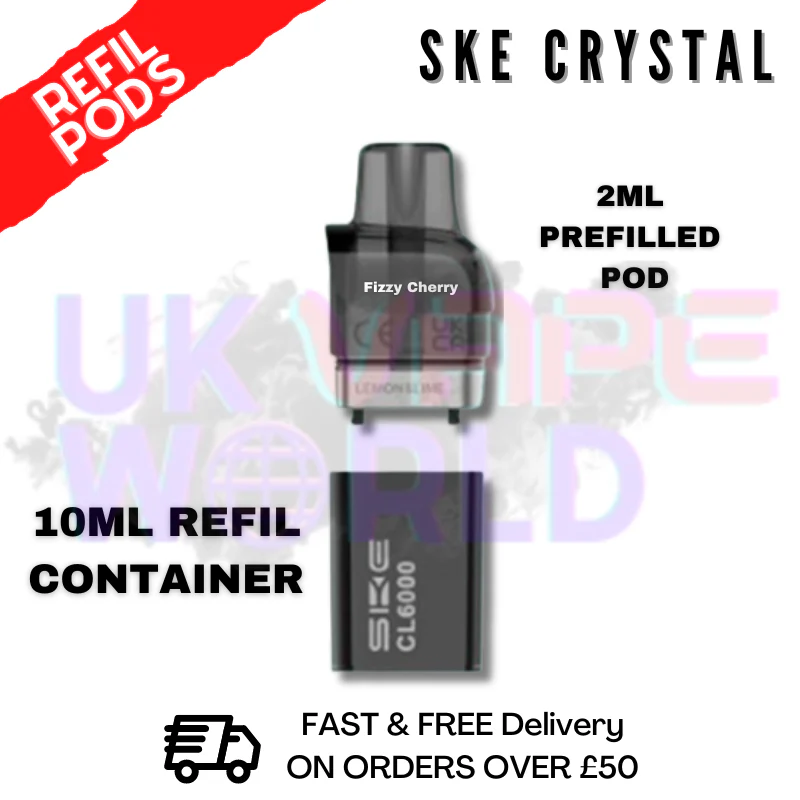Fizzy Cherry SKE CL6000 Replacement Prefilled Pod