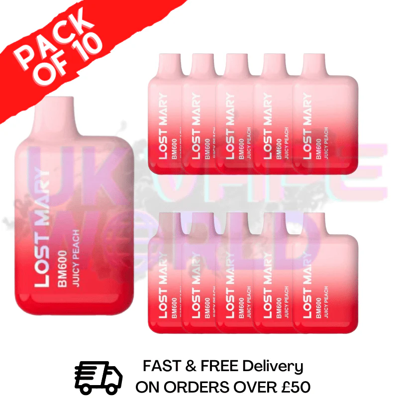 Guava ICE Lost Mary 600 Puff Bars Pack Of 10 BM600 - Image 2